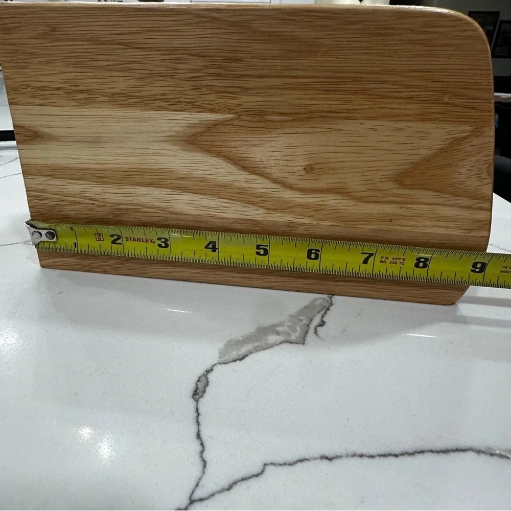 Vintage Pomerantz Wooden Recipe Box–Mid-Century Modern Kitchen –Made in Thailand